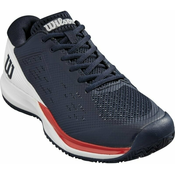 Wilson Rush Pro Ace Mens Tennis Shoe Navy Blaze/White/Red 42 2/3 Muška obuca za tenis