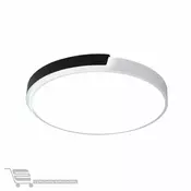 LED PLAFONJERA EL1671 O 16W 3000K CRNA/BELA 04.0504