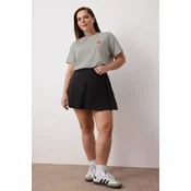 Trendyol Curve Ženska majica Tbbss25Bf00083, Crna