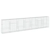 Gabionska košara s poklopcem 700x50x150 cm pocincano željezo