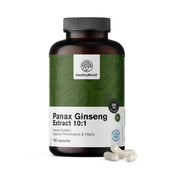 3x Panax Ginseng 300 mg – izvleček ginsenga 10:1, skupaj 540 kapsul