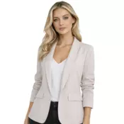 Ženska modna jakna krem ??boje
