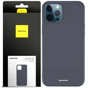 Spacecase SILIKONSKI OVITEK SPACECASE ZA IPHONE 12 PRO MAX ČRN ZAŠČITNI, (21963252)