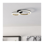 Eglo 901223 - LED Zatemnitvena stropna svetilka CALLIERA LED/12W/230V črna/zlata