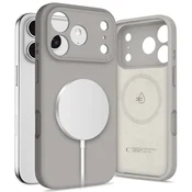 slomart Etui Tech-Protect Silicone MagSafe za iPhone 17 Pro Max - sivo