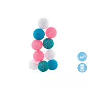 Led lampioni multicolored 10 balls 150x6x6