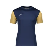 NIKE Funkcionalna majica pesek/temno modra/bela