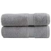 Vidaxl Premium kopalne brisače SOLUND 2 kosa siva 100x150 cm 600 gsm