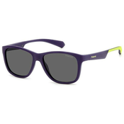 Polaroid Junior PLD8052/S 80Z/M9 Polarized ONE SIZE (47) Vijolična/Siva