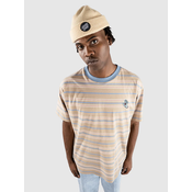 Santa Cruz Mini Hand Stripe T-shirt taupe stripe