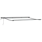 Rucni okvir tende s LED-ima Antracit 5 × 3,5 m