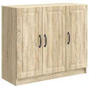 Vidaxl Strani šal Sonoma hrast 89 x 34,5 x 77 cm Inženirski les
