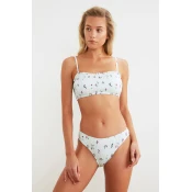 Trendyol Bikini Bottoms With Flower Patterned Gippes