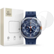 Zaščitno kaljeno steklo TECH-PROTECT GLASS FIT+ Paket 2 zaščitnih stekel Samsung Galaxy Watch Ultra 2024 / 2025 (47 mm) Prozorno (5906302331512)