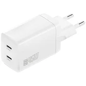 4smarts 4SMARTS 45W PDPLUG DVOJNI POLNILEC Z 2X USB-C ZA HITREJŠE TELEFONE