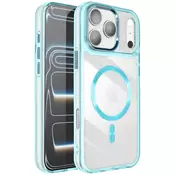 AVIZAR Ovitek za iPhone 17 Pro Max Crystal Color Collection Compatible MagSafe, Turkizna, (5000189761)