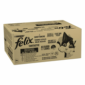 Felix hrana za macke Fantasticz govedina, piletina, tuna, bakalar u želeu, 80 x 85 g