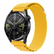 BStrap Nylon Loop pašček za Samsung Galaxy Watch 3 41mm, yellow