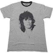 The Rolling Stones Keith (Striped) Black & White M Majica