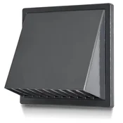 shumee VENTILATIONSGALLER/UTLOPP MED HUV 170*170, FI 125, GRAFIT - RX 02-502GR