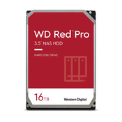 WD RED Pro NAS WD161KFGX 16TB SATAIII/600 512 MB predpomnilnika, 255 MB/s
