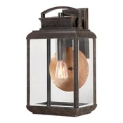 Elstead Lighting Elstead Byron 1 velika zunanja stenska svetilka, bronasta, imperialna, IP44, E27, (22100183)