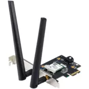 Asus Mrežna kartica PCE-BE6500 WiFi 7, PCI-E , 6GHz band, 4096-QAM, BT5.4, WPA3, 2 antene