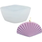 Dardanar Sveča DIY Kalup, Sveča Silikonska Šablona Easy Clean DIY Seashell Shape Šablona za DIY Candle Fudge Soap Chocolate, (21127357)