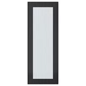 HEJSTA Staklena vrata, boja antracita/rebrasto staklo, 30x80 cm
