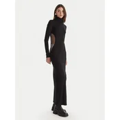 Patrizia Pepe Večerna obleka 2A2968 J338 Črna Regular Fit