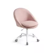 Songmics Pisarna stol 60x60x80-90 cm roza
