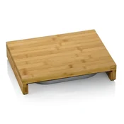 Kela Rezalna deska z predalom KENINA iz bambusa, 36 x 27 x 7 cm