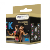 Mediblink Kineziološki trak 5 cmx5 m – moder, 1 trak