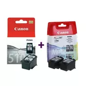 Canon - komplet kartuš Canon 2xPG-510 + CL-511, original