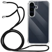 AVIZAR Ohišje za Samsung Galaxy A16 Silikonsko odporno na udarce s pleteno vrvjo, Prozorno, (5000012910)