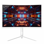 Monitor 27 LC POWER M27 QHD C, VA, 240Hz, 1ms, 350cd/m2, 2500:1, zvučnici, zakrivljeni, bijeli