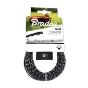Bradas Rezna nit za trimere, Twist, 2.4 mm x 15 m, Crno-bela