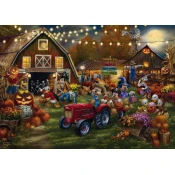 Schmidt - Puzzle Thomas Kinkade: Disney Dreams Collection - Mickey and Minnie Pumpkin Festival - 1 000 dijelova