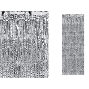 Srebrna zabavna zavesa za zabave 90 × 250 cm – bleščeča dekoracija