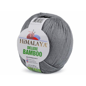 Bamboo Pletena preja Deluxe 100 g - (26) siva