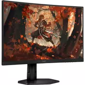 Monitor AOC 27 CQ27G4X, Fast VA, gaming, Adaptive-Sync 180Hz, 0.5ms, HDR10, 2xHDMI, DP, Zakrivljeni 1500R, 2K CQ27G4X
