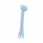 Kikka Boo Silikonska žlica za hranjenje Giraffe Blue