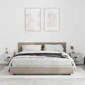 Vidaxl vidaXL Stenske nočne omarice, komplet 2 kosov, betonsko siva, 41,5 x 36 x 28 cm