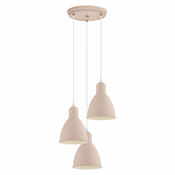 EGLO 49084 - Luster na sajli PRIDDY-P 3xE27/60W/230V