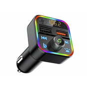 LED RGB avto FM oddajnik MP3 bluetooth 5.0 2x USB 3.0 12-24V