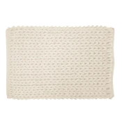Kremno bela kopalniška preproga 50x80 cm Ariel – douceur dintérieur