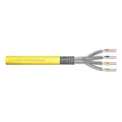 CAT 7A S-FTP installation cable, 1500 MHz, Dca AWG 22/1, 500 m drum, SX, yellow