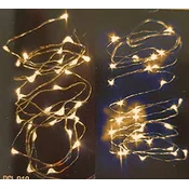 Multistore.si Novoletne LED lučke, 6 LED, toplo bele, 3 m