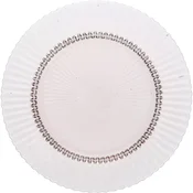 FORTESSA Archie plitev krožnik, steklen, premer: 270 mm, roza (4 kos)