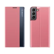 HURTEL New Sleep Case etui do Samsung Galaxy S23+ pokrowiec z klapkš podstawka różowe